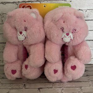 Care Bear Cheer Bear Pink Kids Slippers Size 2/3 NWT